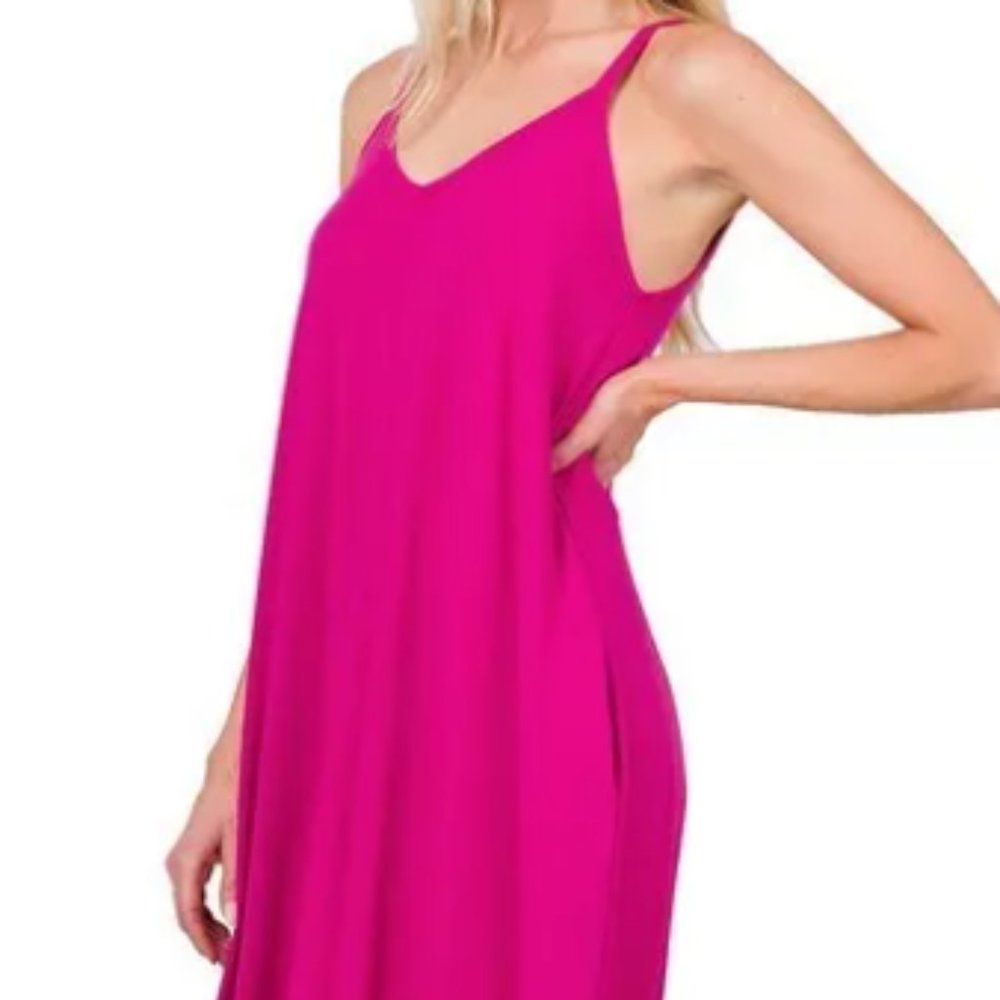 Magenta Maxi Dress